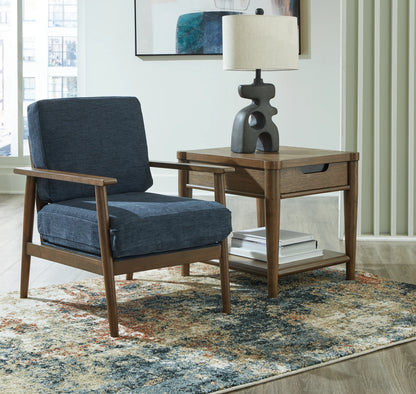 Bixler - Showood Accent Chair - Navy