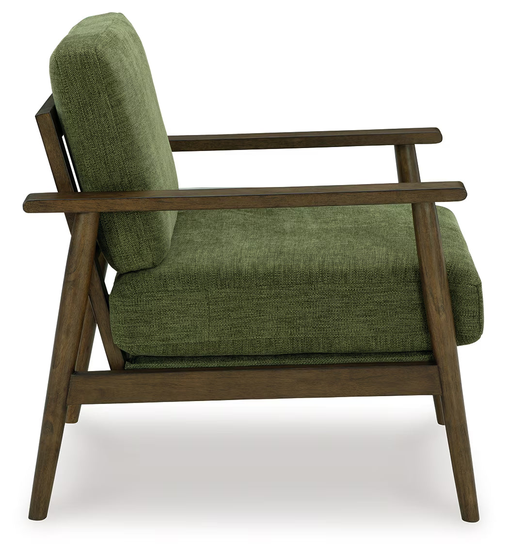 Bixler - Showood Accent Chair - Olive
