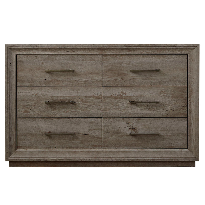 Horizons - 6 Drawer Dresser - Gray