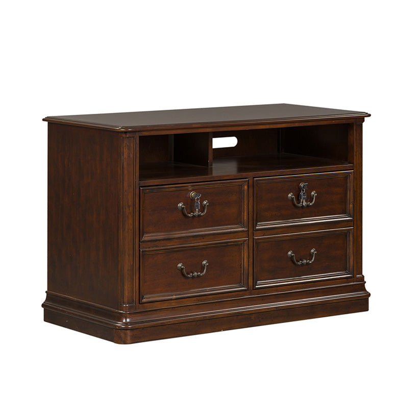 Brayton Manor - Jr Executive Media Lateral File - Dark Brown