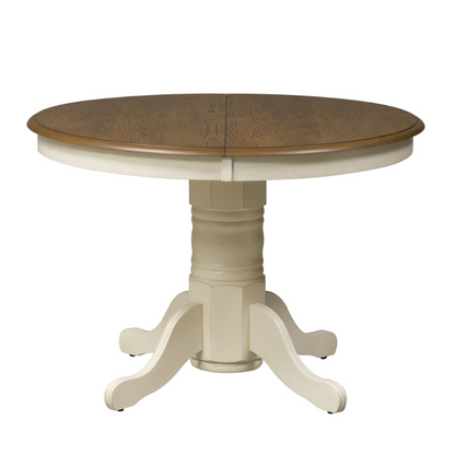 Springfield - Pedestal Table - White