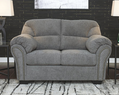 Allmaxx - Pewter - 2 Pc. - Sofa, Loveseat