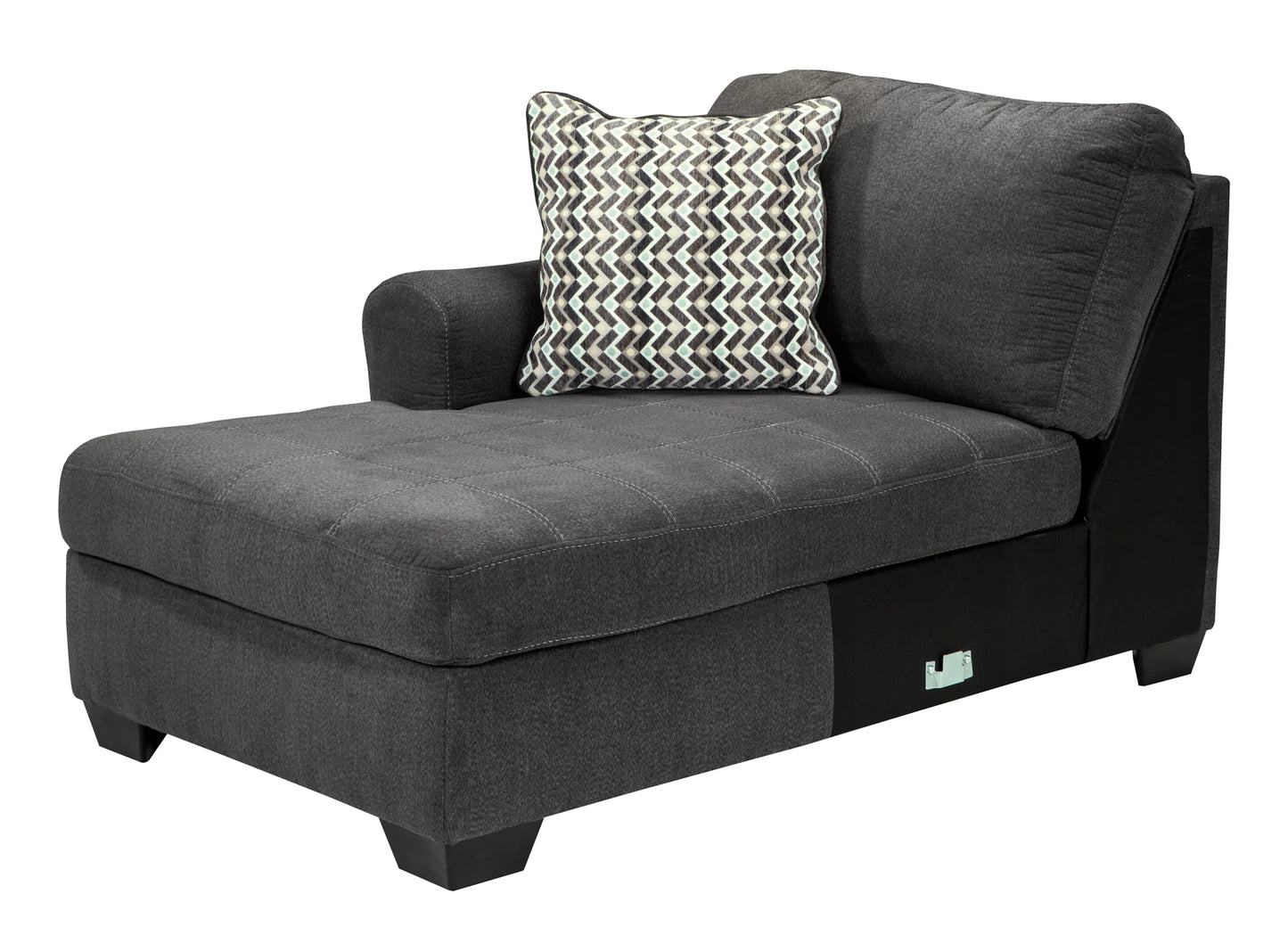 Ambee - Slate - Left Arm Facing Corner Chaise 3 Pc Sectional