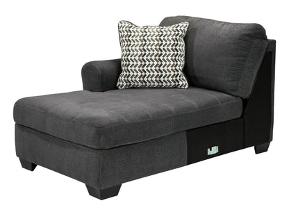 Ambee - Slate - Left Arm Facing Corner Chaise 3 Pc Sectional