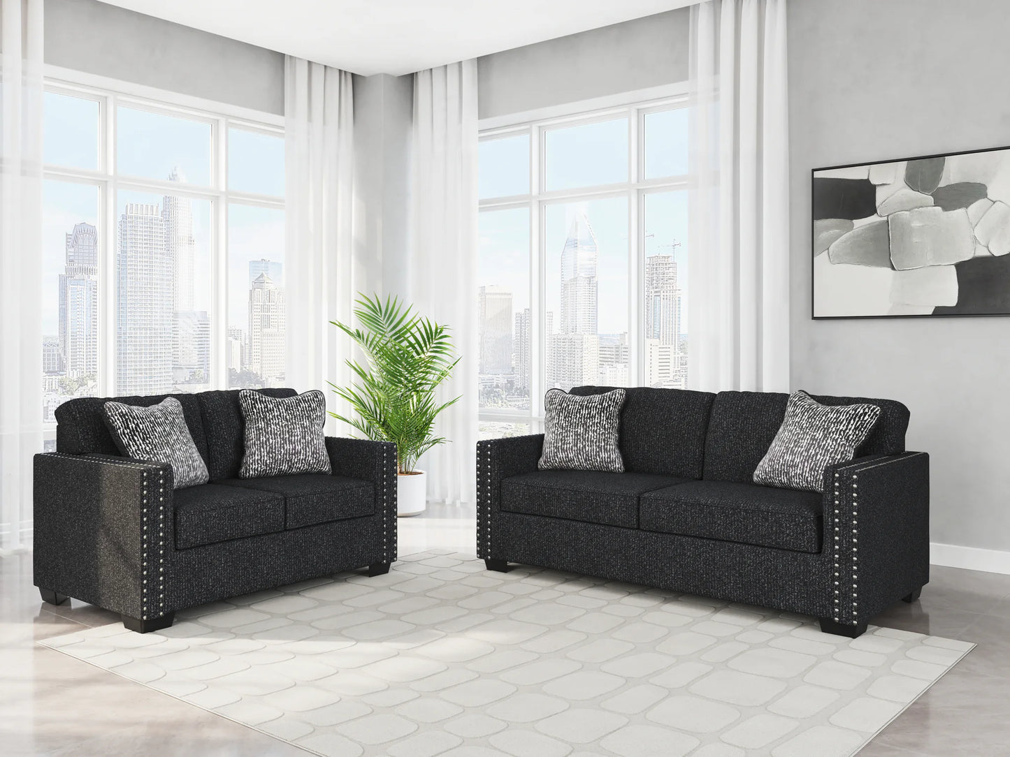 Jasmine Peaks - 2 Pc. - Sofa, Loveseat