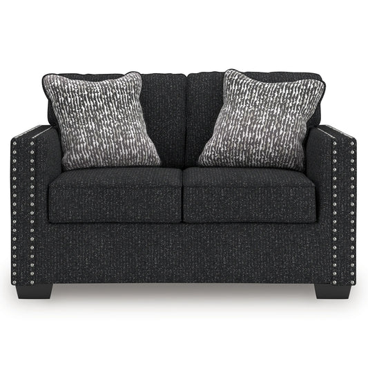 Jasmine Peaks - Coal - Loveseat