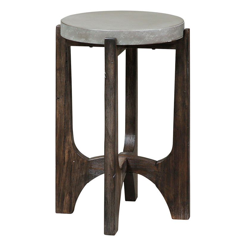 Cascade - Chair Side Table - Dark Brown