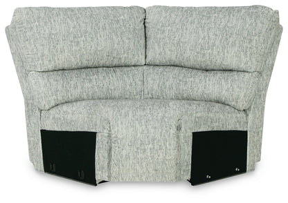 Mcclelland - Gray - 4-Piece Reclining Sectional