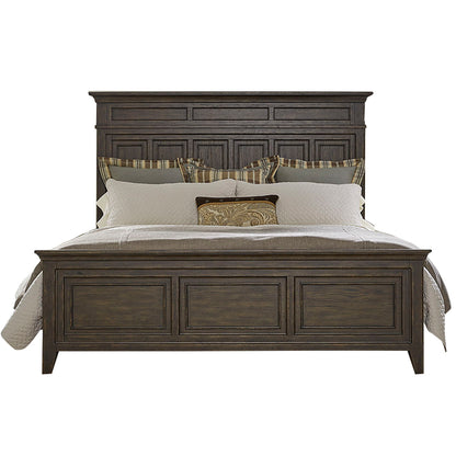 Paradise Valley - California King Panel Bed - Saddle Brown