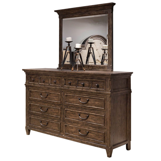 Paradise Valley - 8 Drawer Dresser - Dark Brown