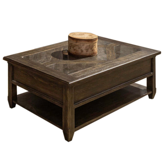 Paradise Valley - Rectangular Cocktail Table - Dark Brown