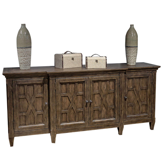 Paradise Valley - 76" TV Console - Dark Brown