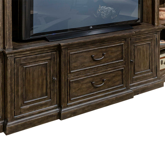 Paradise Valley - 78" Entertainment Console - Dark Brown