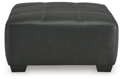 Brixley Pier - Graphite - Oversized Accent Ottoman-2