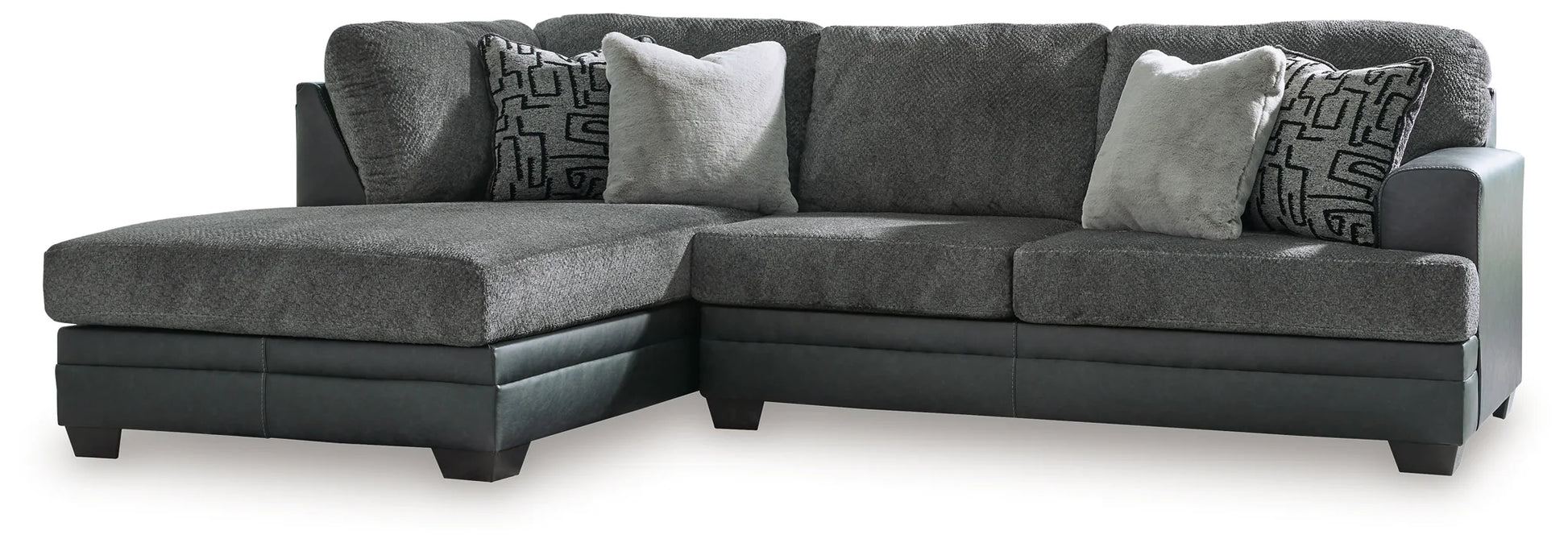 Brixley Pier - Graphite - 2-Piece Sectional With Laf Corner Chaise