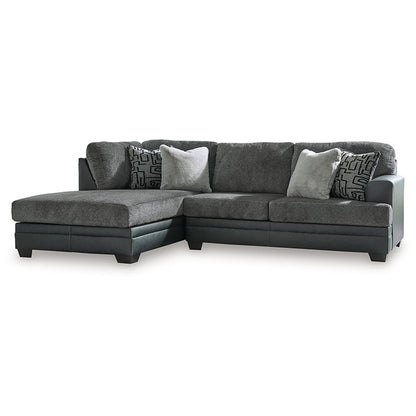 Brixley Pier - Graphite - 2-Piece Sectional With Laf Corner Chaise