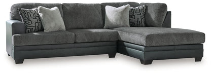 Brixley Pier - Graphite - 2-Piece Sectional With Raf Corner Chaise