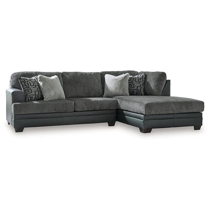 Brixley Pier - Graphite - 2-Piece Sectional With Raf Corner Chaise