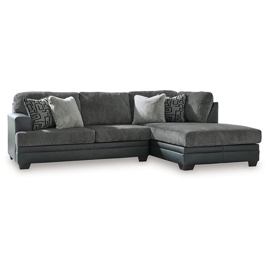 Brixley Pier - Graphite - 2-Piece Sectional With Raf Corner Chaise