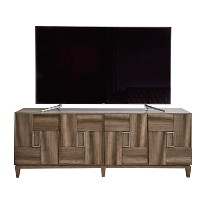 Serenity - 82" Accent TV Console - Burnished Beige