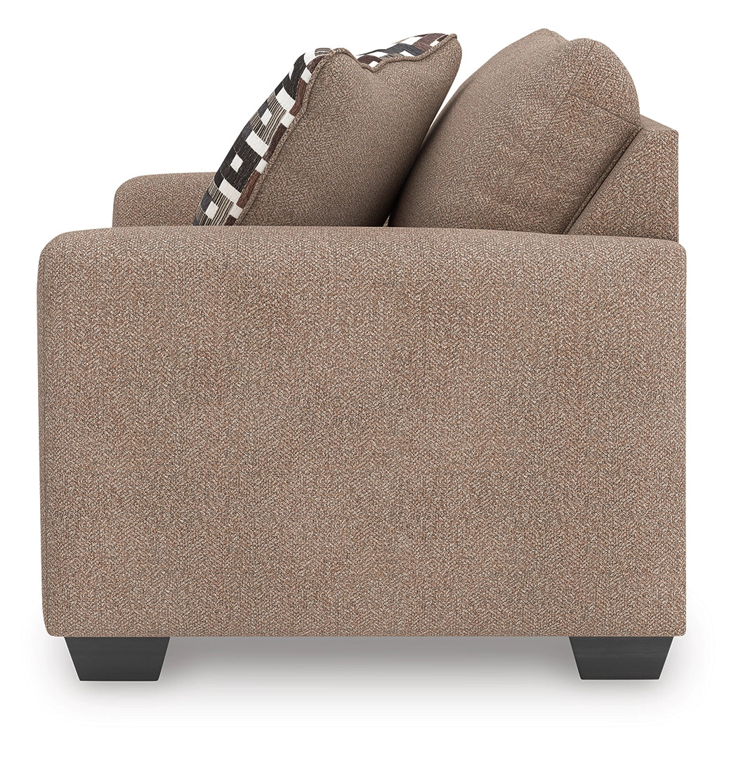 Triston-Peaks - Suede - Chair And A Half