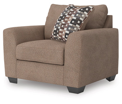Triston-Peaks - Suede - Chair And A Half
