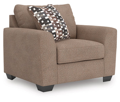 Triston-Peaks - Suede - Chair And A Half