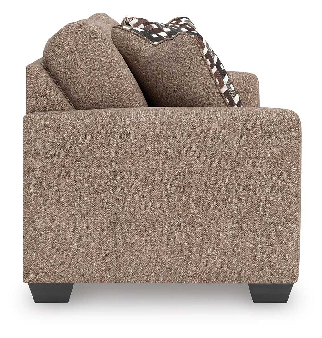 Triston-Peaks - Suede - Loveseat