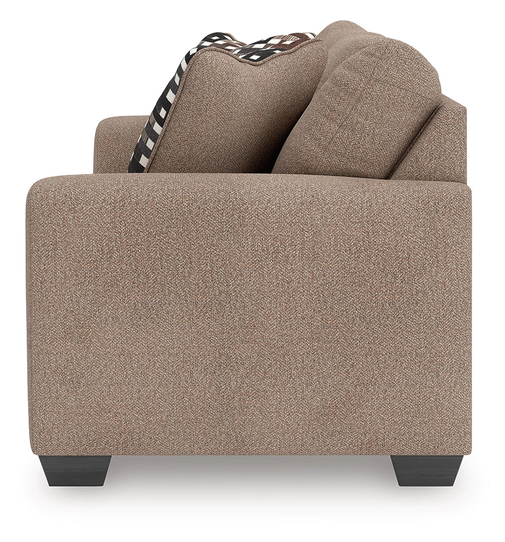 Triston-Peaks - Suede - Loveseat