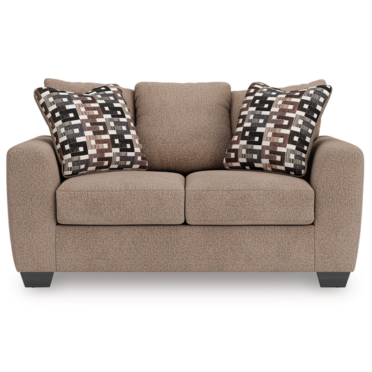 Triston-Peaks - Suede - Loveseat