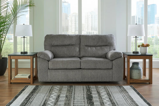 Bindura - Mineral - Glider Loveseat 1