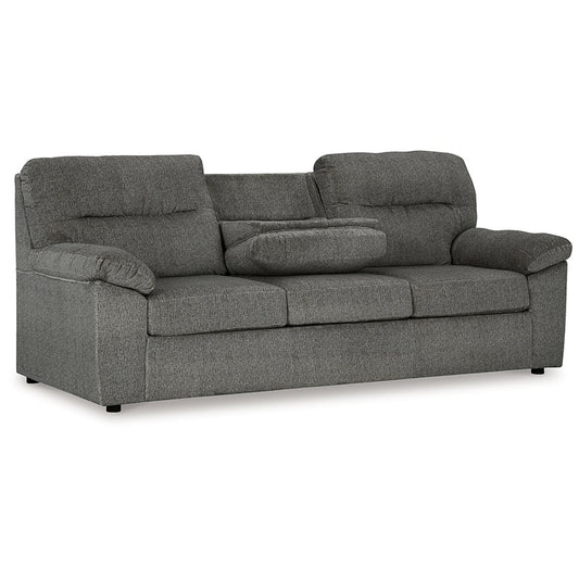 Bindura - Mineral - Sofa With Drop Down Table