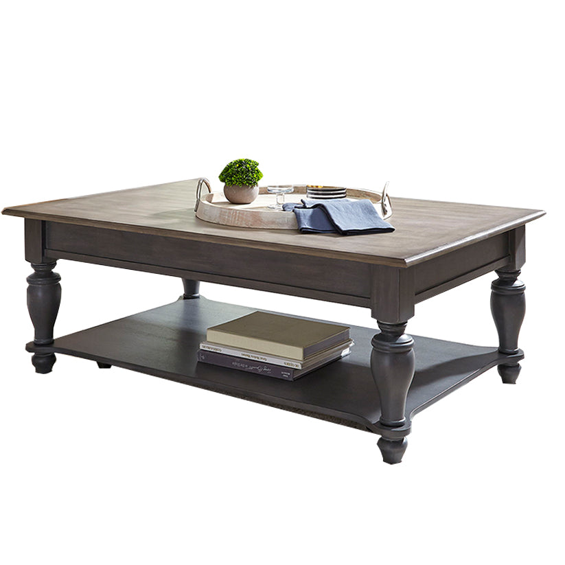 Ocean Isle - Rectangular Cocktail Table - Dark Gray