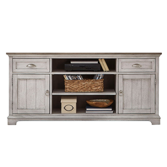 Ocean Isle - 64" Entertainment Tv Stand - Beige