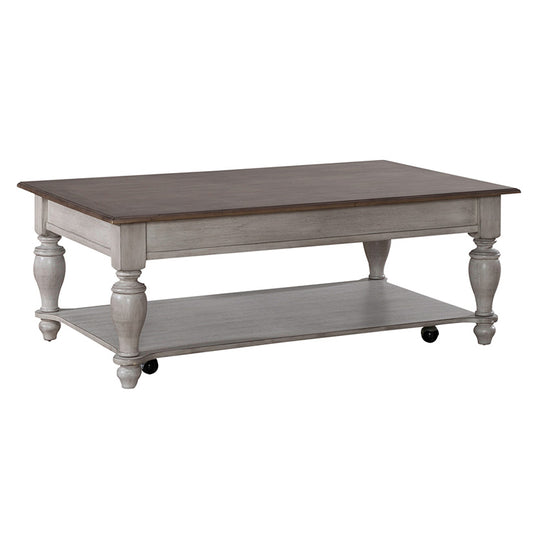 Ocean Isle - Rectangular Cocktail Table - White