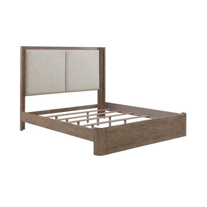 South Bend - King Shelter Bed - Brown