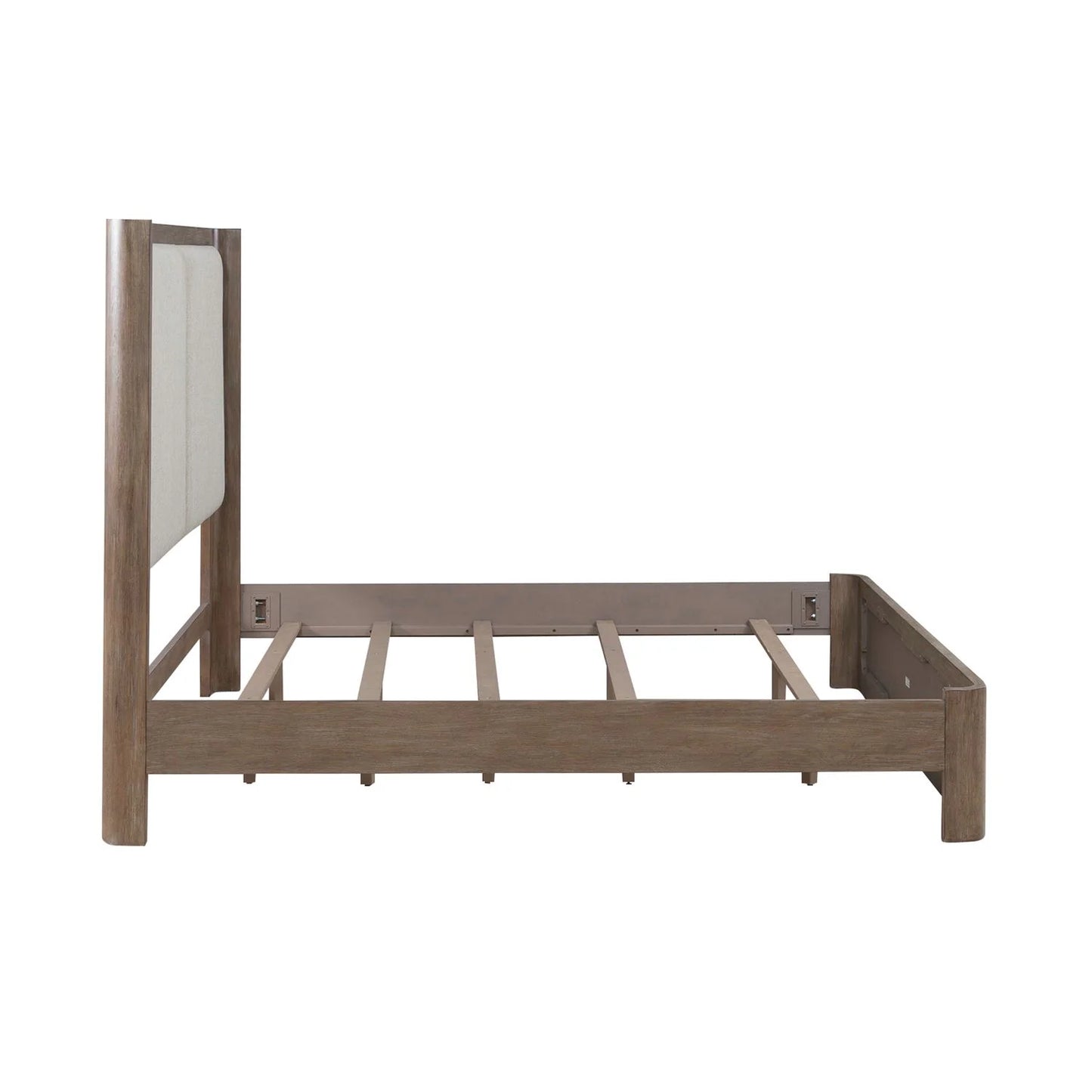 South Bend - King Shelter Bed - Brown