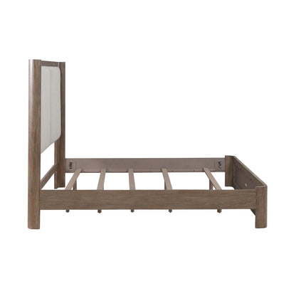 South Bend - King Shelter Bed - Brown