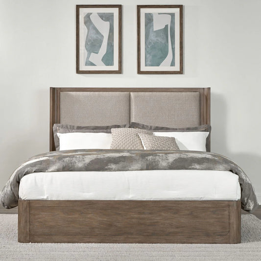 South Bend - King Shelter Bed - Brown