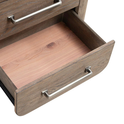 South Bend - Nightstand With Charging Station - Brown