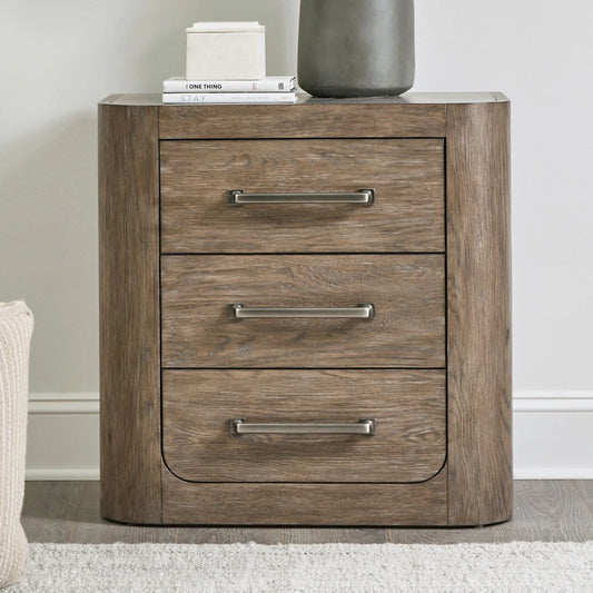 South Bend - Nightstand With Charging Station - Brown