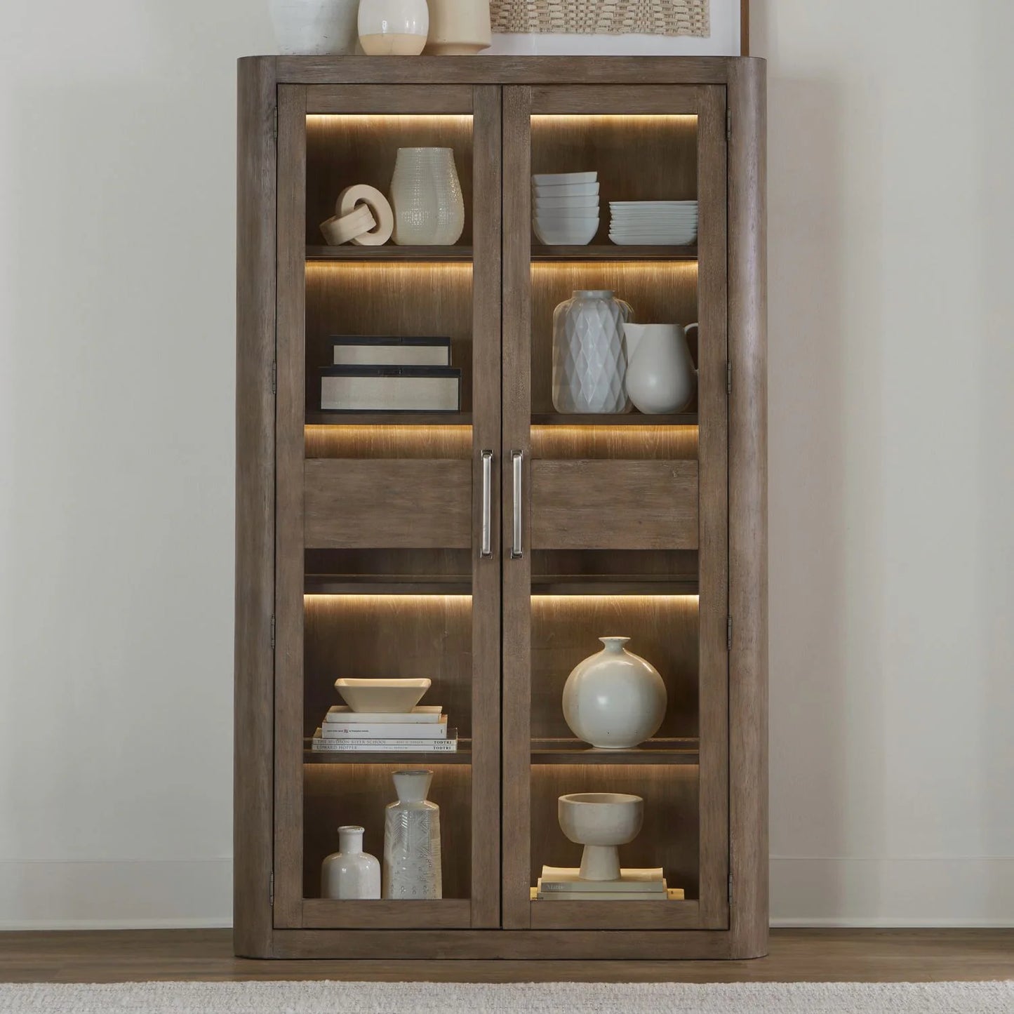 South Bend - Bunching Display Cabinet - Brown