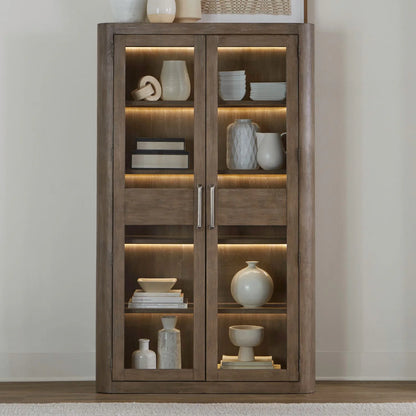 South Bend - Bunching Display Cabinet - Brown