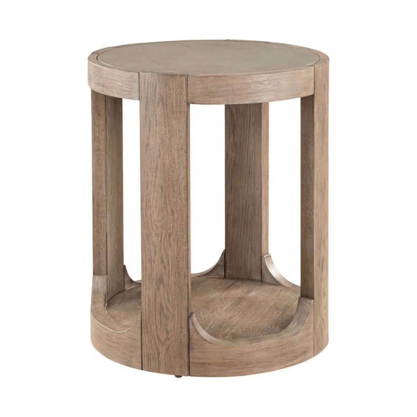 South Bend - Round Chairside Table - Brown