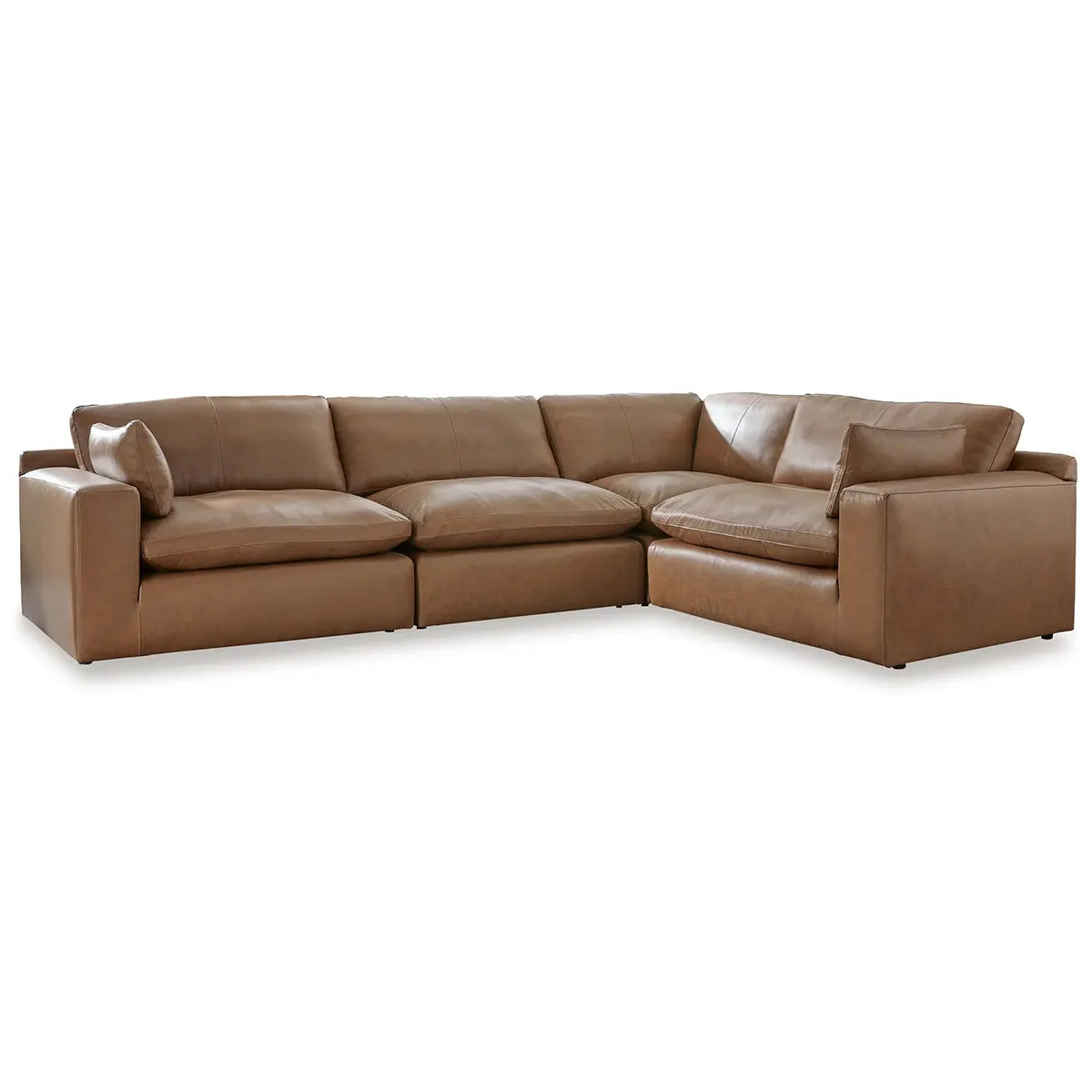 Emilia - Caramel - 4-Piece Sectional