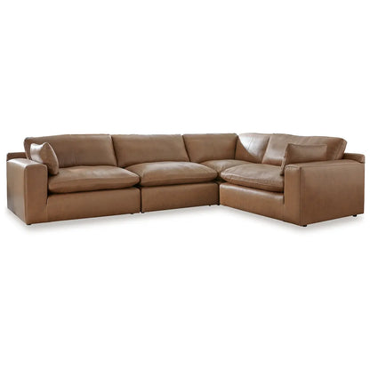 Emilia - Caramel - 4-Piece Sectional