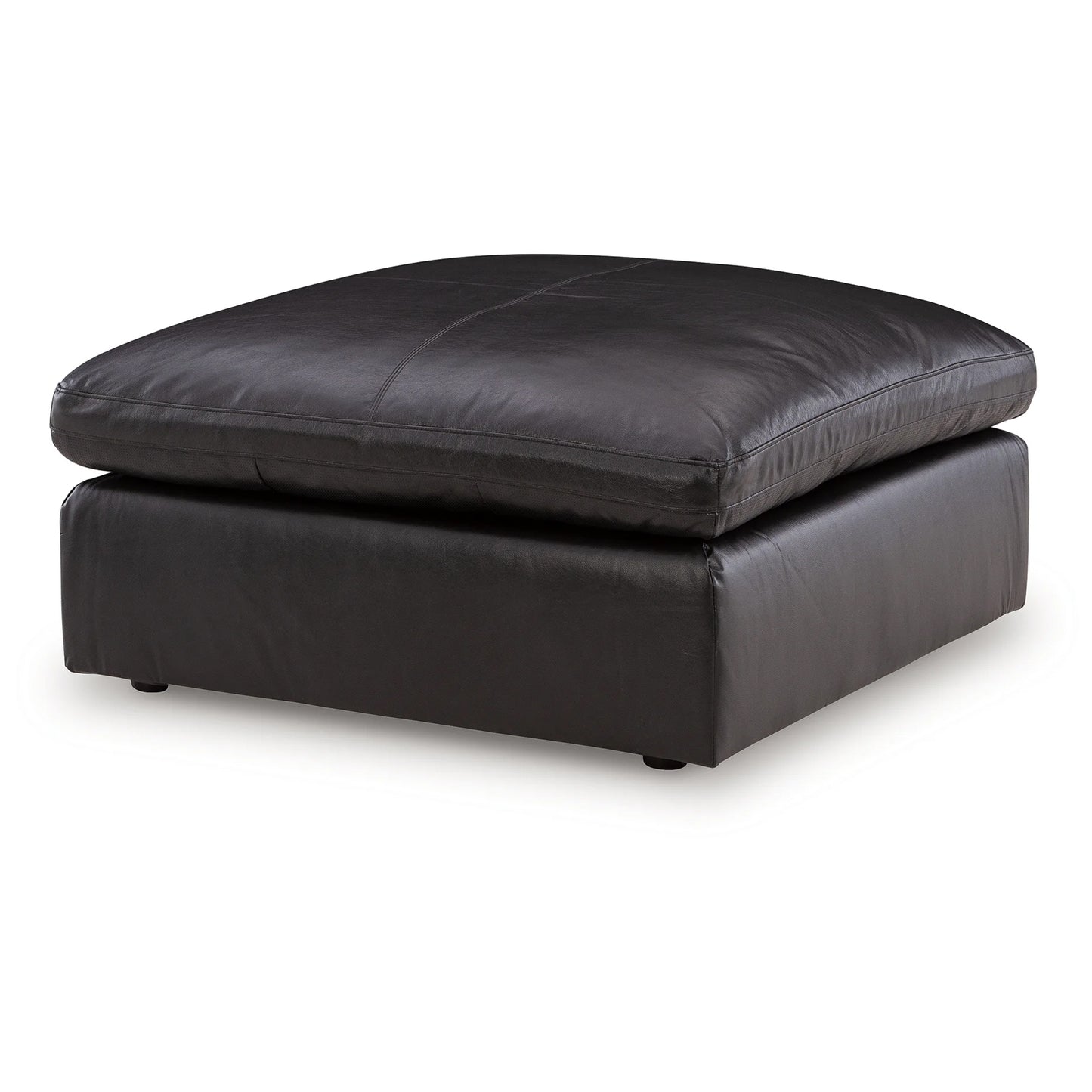 Emilia - Black - Oversized Accent Ottoman