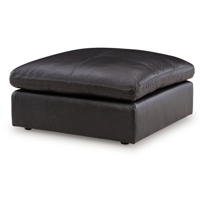 Emilia - Black - Oversized Accent Ottoman