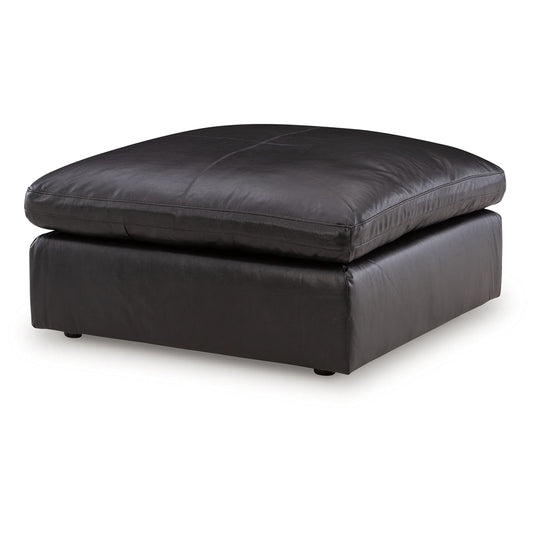 Emilia - Black - Oversized Accent Ottoman