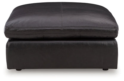 Emilia - Black - Oversized Accent Ottoman